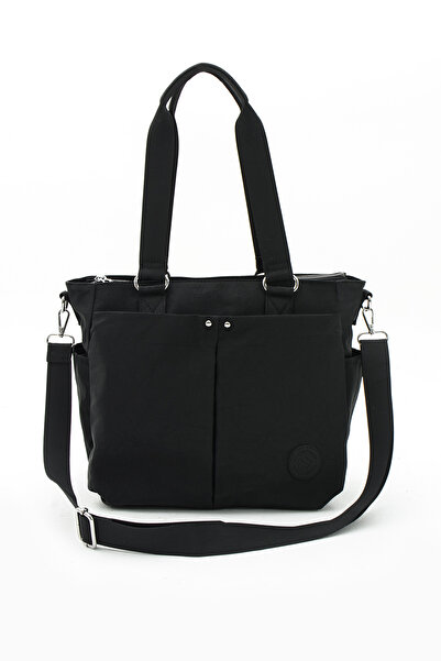 By Hakan Sn-4000 Black Crinkle Shoulder & Handbag - Shoulder Bag