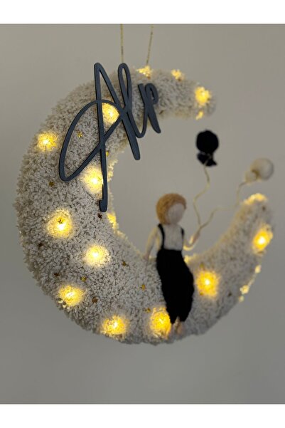 Pure Ledli Erkek Bebek Kapı Süsü