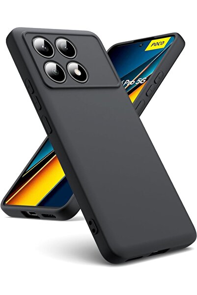 Rivor Xiaomi Poco X6 Pro Kılıf Kamera Korumalı İpeksi Yumuşak Dokunuşlu Koruy...