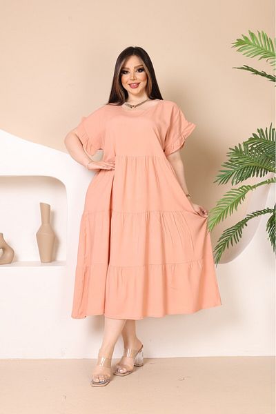 mervemoda Αμάνικο καλοκαιρινό γυναικείο φόρεμα