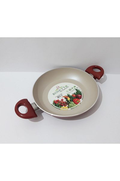 renkli çiçekler 24 Cm Melemen Egg and Frying Pan Multi-Purpose Sahan Non-Stick Pan