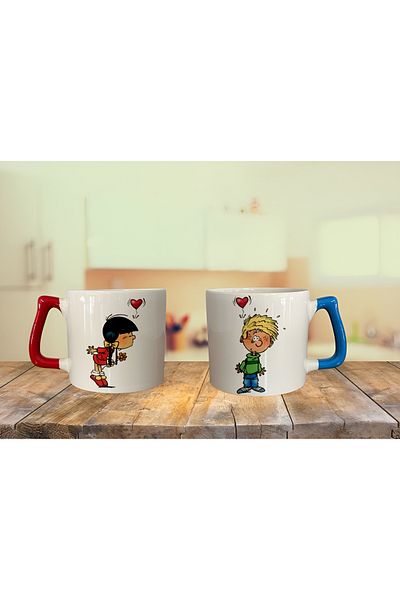 GünayStore 200 ML Luxury Double Turkish Coffee - Motto Mug for Lovers and Friends