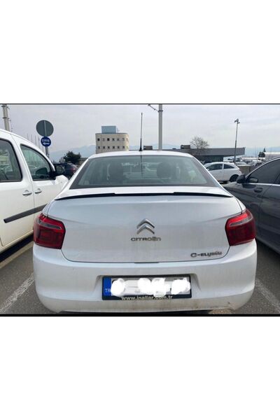 FV-TUNİNG Citröen C Elysee Yarasa Spoiler 120 Cm Plastik Siyah