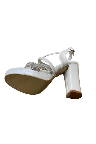 İremsu Pantofi de seară de damă cu toc înalt cu detaliu în piatră de vară