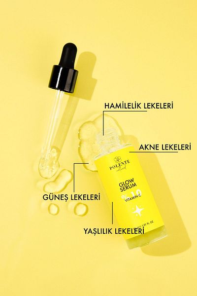 Polente Natural Brightening Glow Serum - 10% Vitamin C (30 ml)