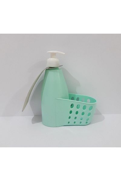 renkli çiçekler Plastic Liquid Soap Dispenser with Sponge Chamber