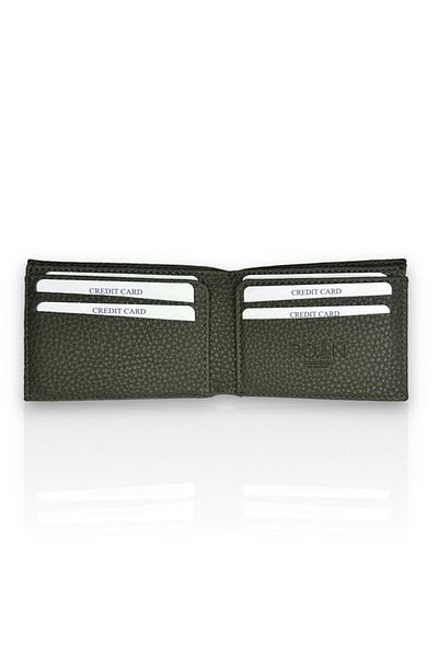 Roan Vegan ανδρικό πορτοφόλι - 1ο Ποιοτικό Vegan Leather, 8 Χώροι για Κάρτες, Χαρτί και Ξένα Χρήματα - Κατασκευή Τουρκίας