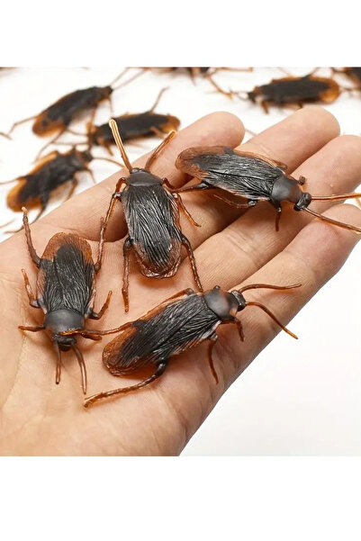 UĞURDAN 4 Adet Komik Şaka Böceği Hamam Böceği Oyuncak Böcek