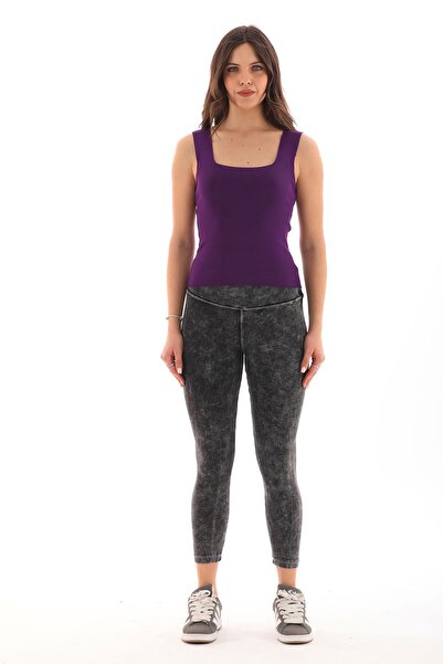 medipek Kadın Tshirt Tişört Kadın Triko Crop Tshirt