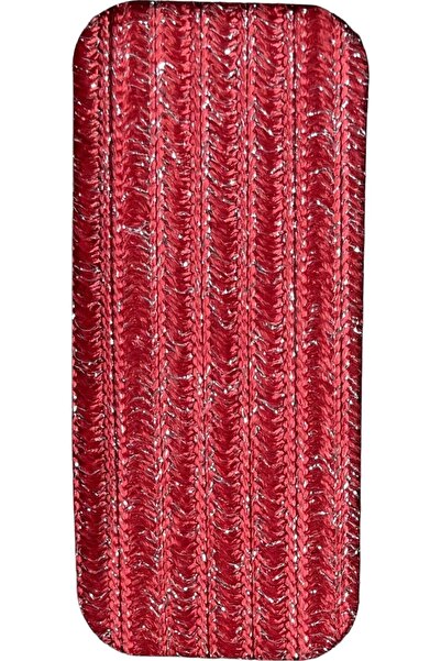 ARIKAN HOME Kırmızı-gümüş Renk Simli Ipek Duble Ip Serisi Yüksek Kalite Dokum...