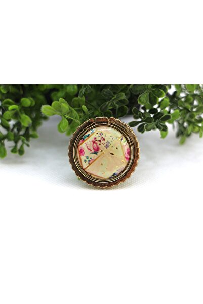 Genel Markalar Popsocket Telefon Tutacağı Yüzük Demir Model ve Desenli Parmak Tutucu Akrobat Mor Belirtilmemiş Torp