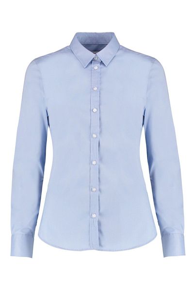 by shirts collection Cămașă sport elegantă din satin albastru