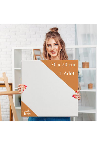 Harita Sepeti 70x70 cm 1 Adet  Kare Boş Tuval Tablo