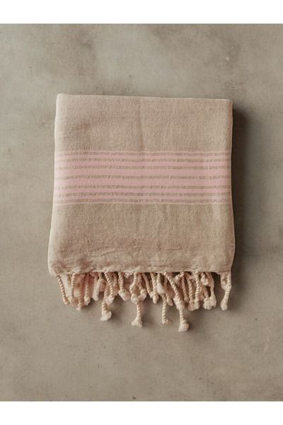 Halley Concept 95x165 Cotton Linen Striped Peshtemal