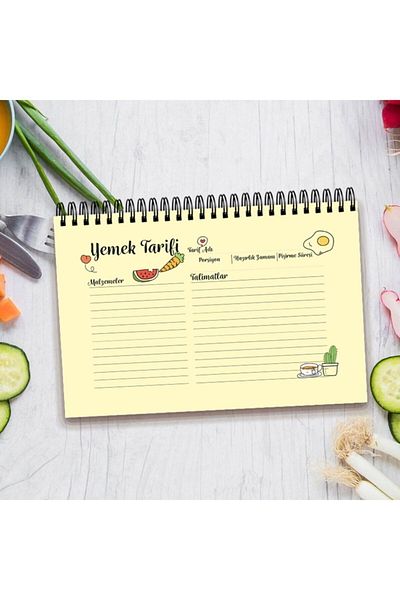 AKILLICA Food Recipe - Notebook Design