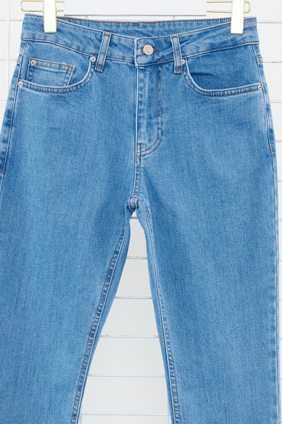 Trendyol Collection Сині джинси з еластичної тканини Slim Fit TMNSS24JE00020