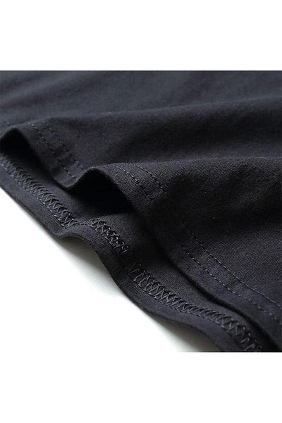Touz Moda Tricou oversize unisex negru Nirvana
