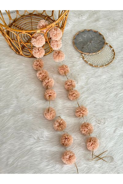 Pastelya Pompom Mini - Light Powder Row