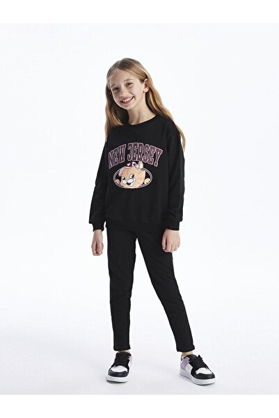 LC Waikiki LCW Kids Beli Lastikli Basic Kız Çocuk Uzun Tayt