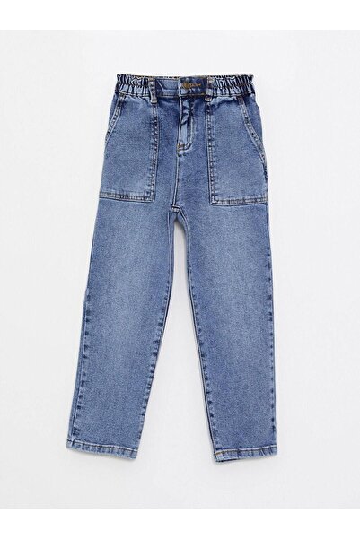 LC Waikiki LCW Kids Beli Lastikli Erkek Çocuk Jean Pantolon