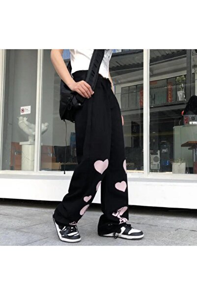 Touz Moda Sokak Tarzı Venom Baskılı Unisex Baggy Eşofman
