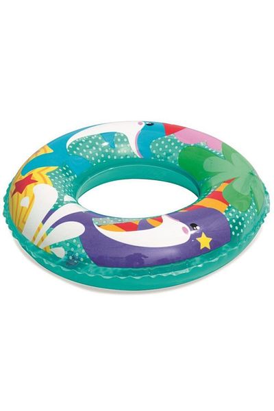 BESTWAY Colorful Fish Patterned Life Buoy 51cm