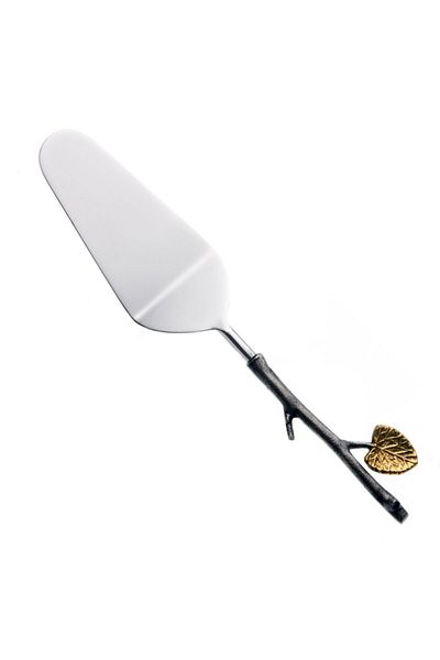 Jumbo Leaf 2 Piece Cake Serving Set - Comfortable Cut