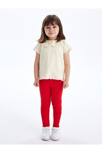 LC Waikiki LCW Baby - Basic Tights for Baby Girl, Elastic Waist
