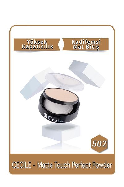 Cecile Matte Touch Perfect Powder 502 Beige