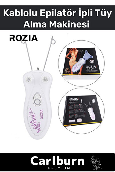 Carlburn Özel Üretim Profesyonel İstanmeyen Tüy Kıl Kablolu Epilatör Ipli Tüy Alma Makinesi Epilasyon Aleti