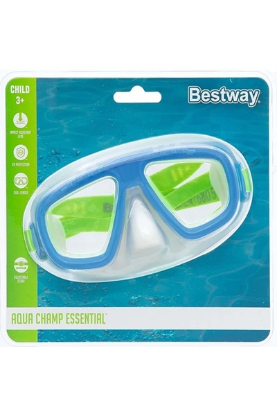 BESTWAY Aqua Champ Essential 22011 Çocuk Maske Mavi