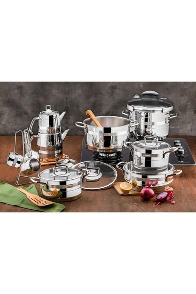 Evimsaray Safir 18 Parça Çeyiz Seti Sade