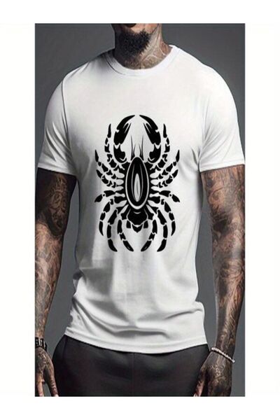 classy moda Tricou Single Jersey - Tricou cu mânecă scurtă, cu decolteu tripl...