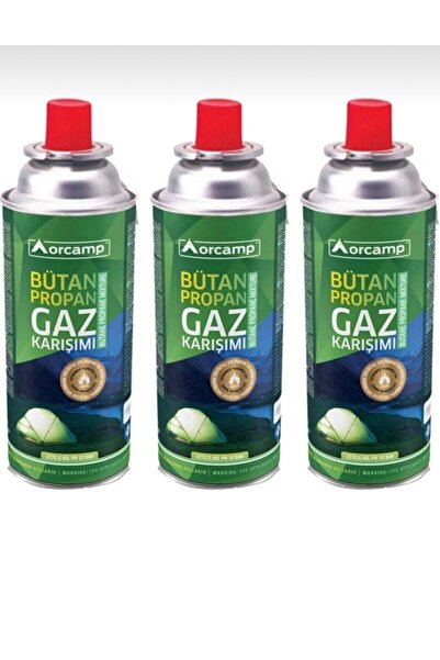 Genel Markalar Bütan Propan Gaz Kartuşu 227gr 3 Lü Butane Propanemixture