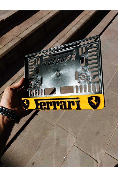 Aksaray Tasarım Atölyesi Motorsiklet Plakalık Ferrari Lazer Kesim Pleksi plak...