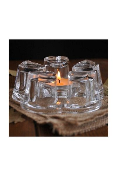 ChefPlus Glass Warmer Teapot Coaster Candle Holder