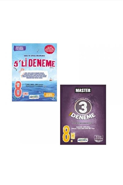 Okyanus Yayınları Genel Deneme Seti (3'lü Master Ve 5'li Genel Deneme )