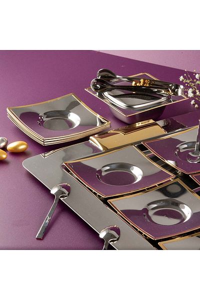 Jumbo Danica Gold Plated 28 Piece Tea Set