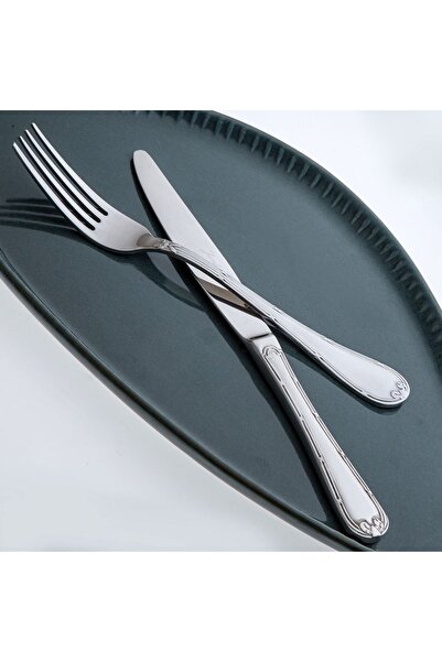Jumbo Ribbon 12 Person 84 Piece Cutlery Set