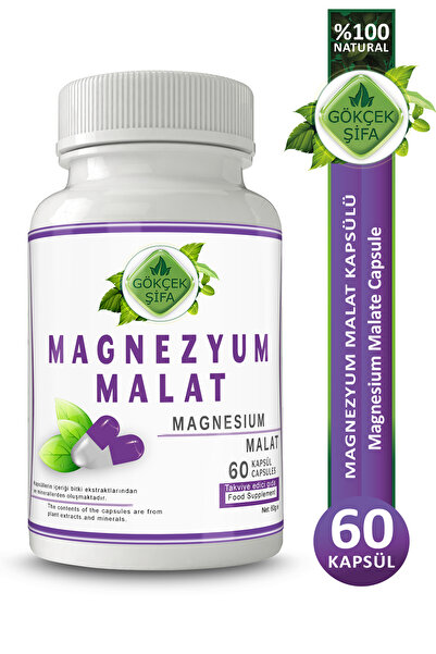 Gökçek Şifa Magnezyum Malat Kapsül 60 Kapsül X1000mg