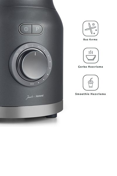 Jumbo X Homend Artfood 4925H Anthracite Professional Blender