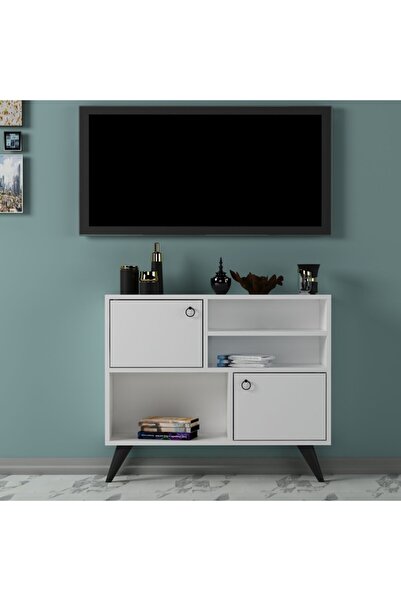 MERT SERT MOBİLYA Care 90cm Tv Sehpası Konsol Çok Amaçlı Dolap