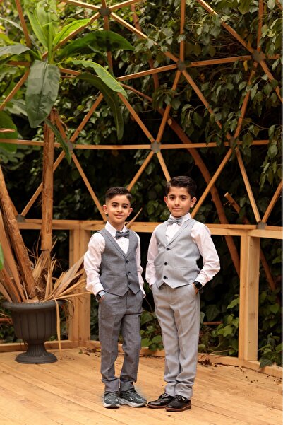 RİNDO KİDS Boy's Vest Suit