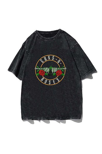 Touz Moda Rock Series Washable Guns N' Roses Unisex Vintage T-shirt