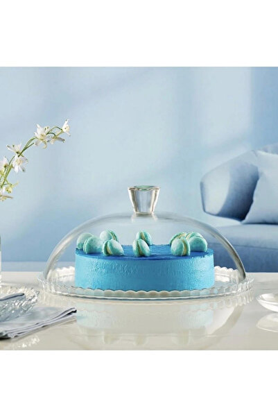 melik's 95198 Model Patisserie Cake with Lid and Glass Legs