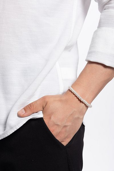Fjellor Arwen Unisex Adjustable Pearl Stone Detailed Bracelet