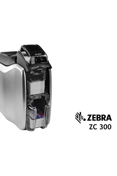 Zebra Zc300 Dual Sided Çift Yüz Pvc Kart Yazıcı Zc32-000cq00em00