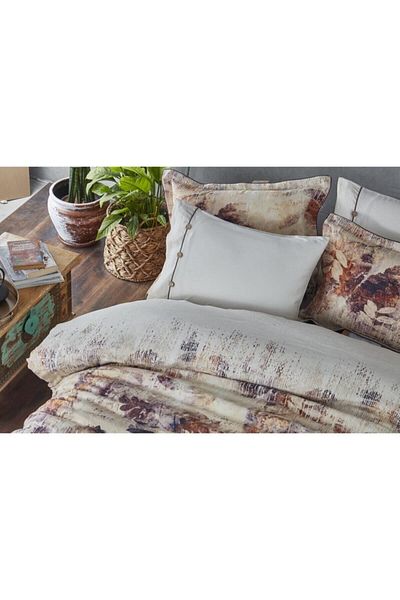 Ecocotton 100% Φυσικό Λινό Διπλό Nvr Tk. 200*220 Ντεμπρέ