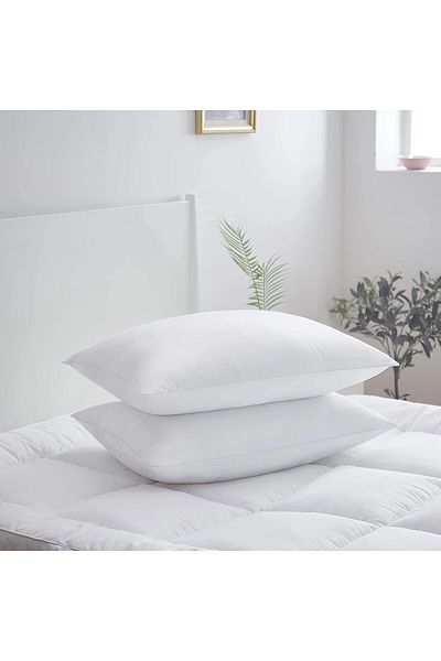 BlueMaison 2 Pieces of 1000 Gr Silicone Pillow - Filled Pillow, Dowry, for Daily Use