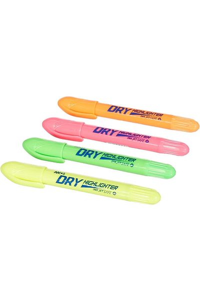 Store Highlighter Bag of 4 - Multicolored, Black